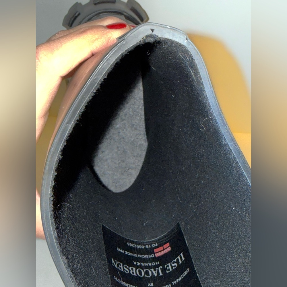 NWT ILSE JACOBSEN 3/4 RUBBER MOON CHELSEA BOOTS EURO 37 - Picture 12 of 15
